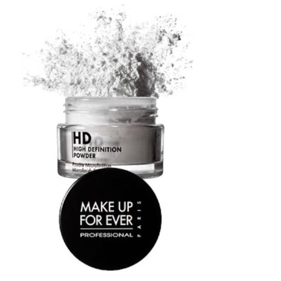 💖NEW MAKE UP FOR EVER $77 SET: HD Kabuki Brush + HD High Definition Powder  NEW - Picture 12 of 15